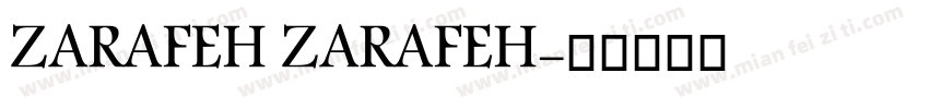 ZARAFEH ZARAFEH字体转换